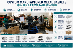 Custom Manufactured Metal Baskets