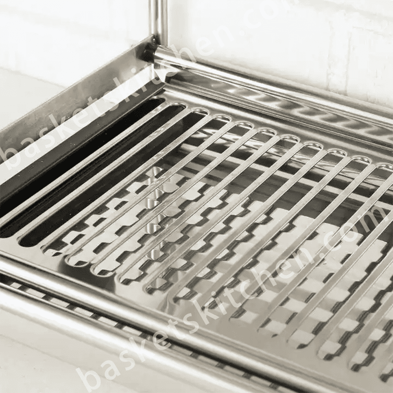 2 Tiers Removable Dish Drying Rack
