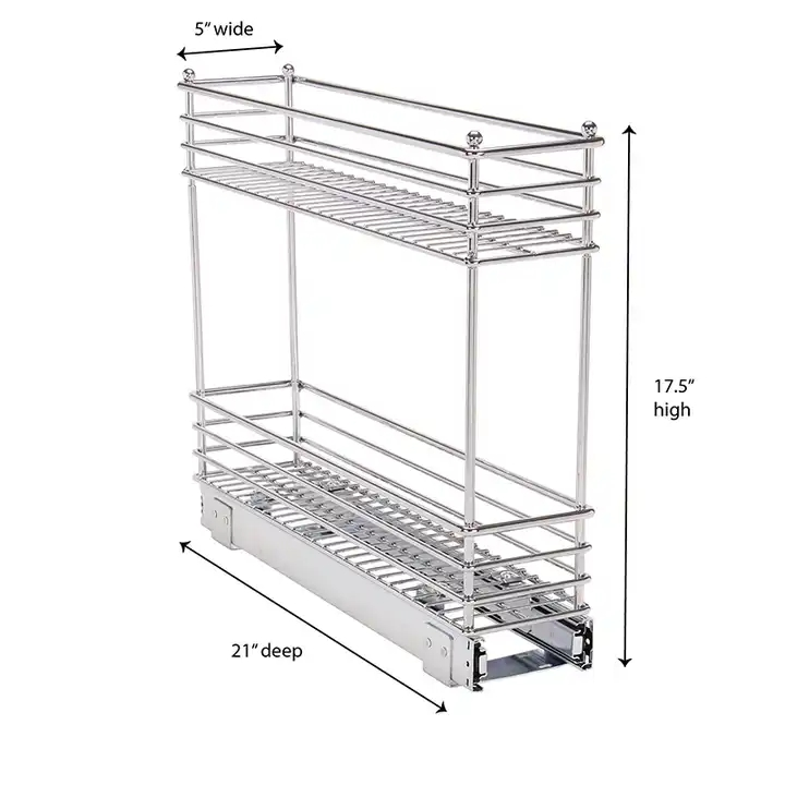 Metal Wire Sliding Basket