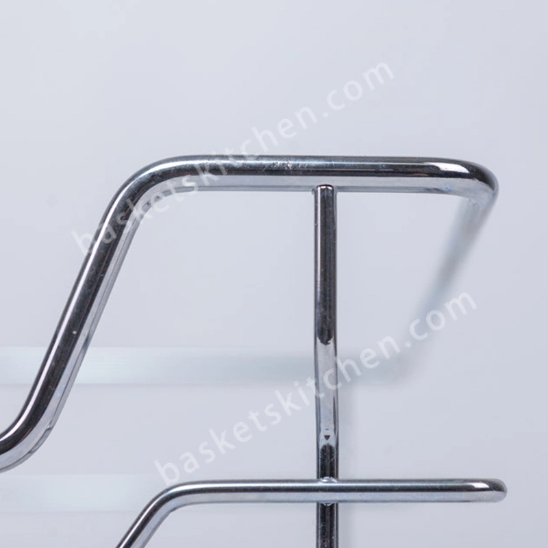 Four Sides Basket Sliding Cabinet Organizer Round wire