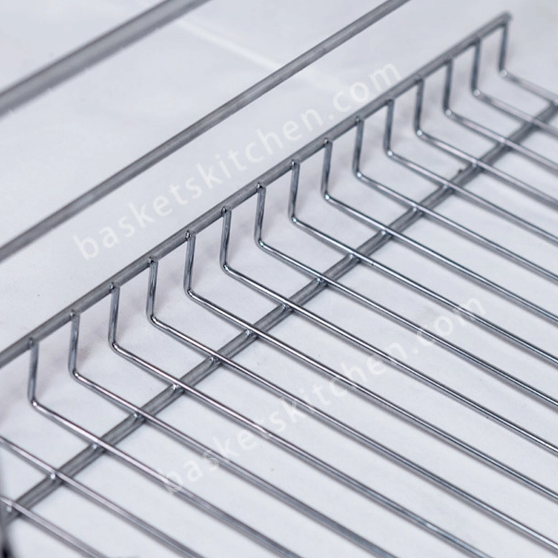 Four Sides Basket / Sliding Cabinet Organizer -Round wire