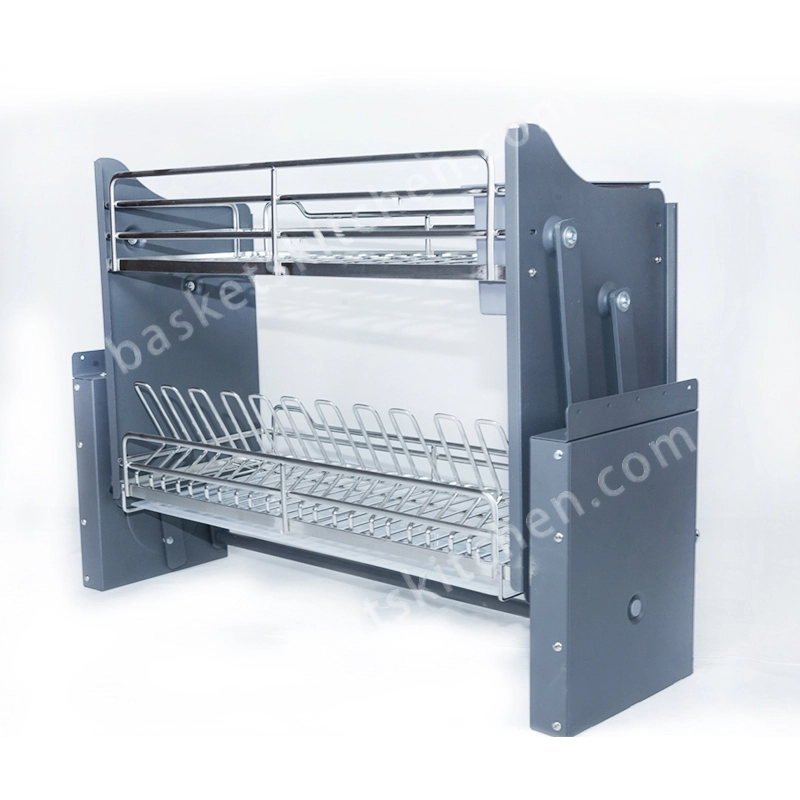 Pull Down Overhead Cabinet Organizer Oval Wire