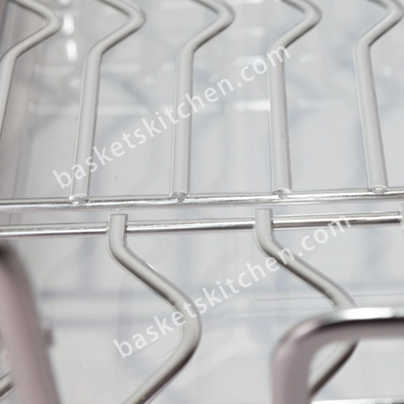 Pull Out Basket for Kitchen Cabinets Oval Wire