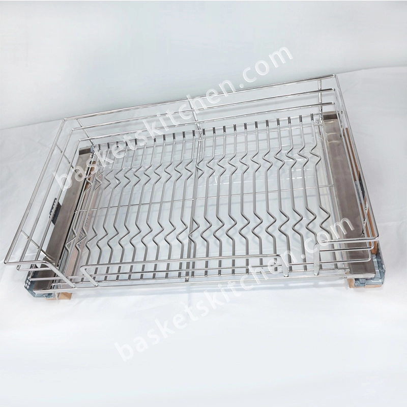 Oval Wire Pull Out Drawers for Kitchen Cabinets