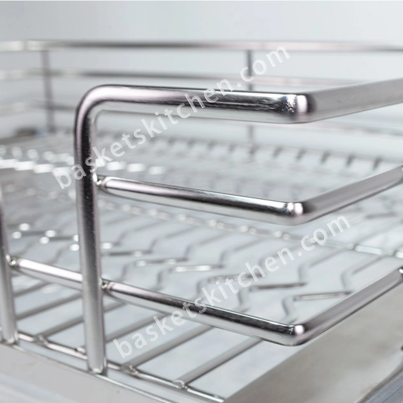 Oval Wire Pull Out Drawers for Kitchen Cabinets