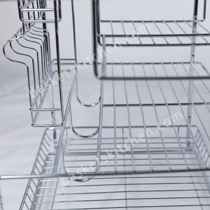 Pull Out Spice Basket for Kitchen Cabinet