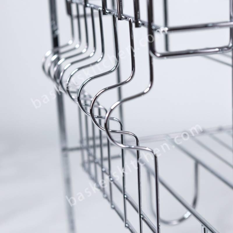 Pull Out Spice Basket for Kitchen Cabinet