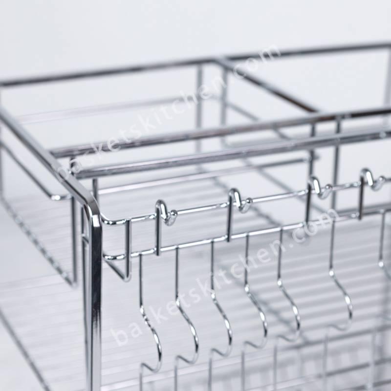 Pull Out Spice Basket for Kitchen Cabinet