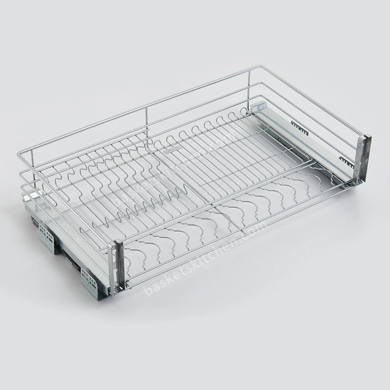 Wire Pull Out dish Rack | Round Basket For Kitchen
